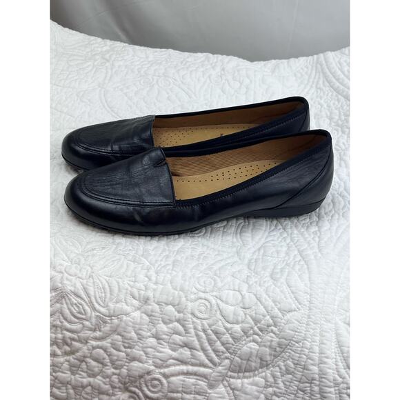 Gabor Women's Black Leather Casual Slip On Preppy  Loafers Size 6 Comfortable - Picture 9 of 9